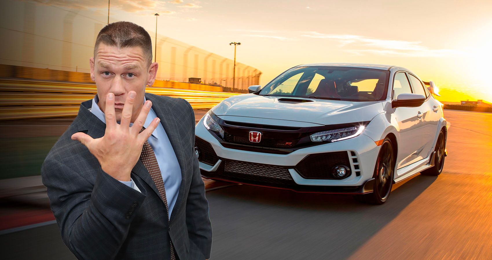 John Cena Daily Drives A Honda Civic Type R