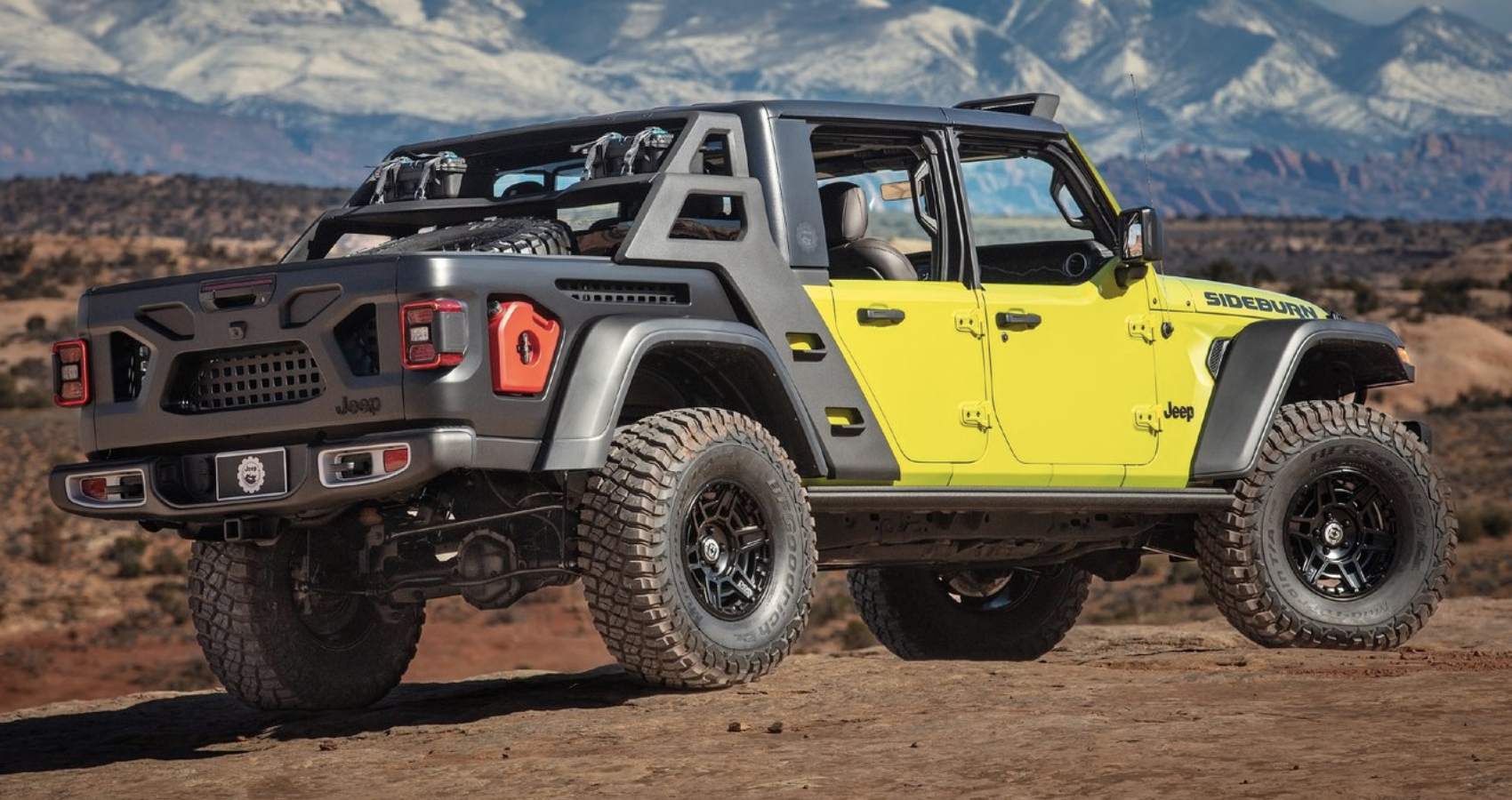 How The Jeep Gladiator Rubicon Sideburn Concept Just Reinvented The Truck Bed