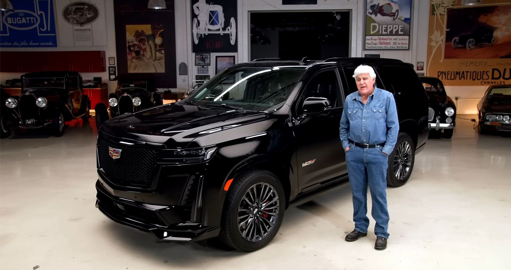 Jay Leno thinks the new Cadillac Escalade V is unbelievable.