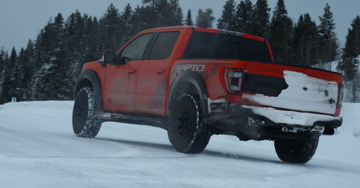 This Ford F-150 Raptor R Has No Problem Conquering The Frozen Wilderness