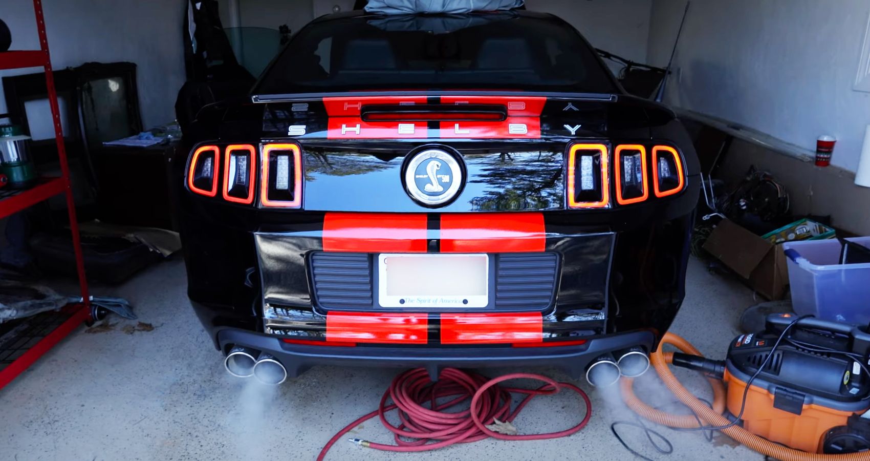 black 2013 Ford Mustang Shelby GT500