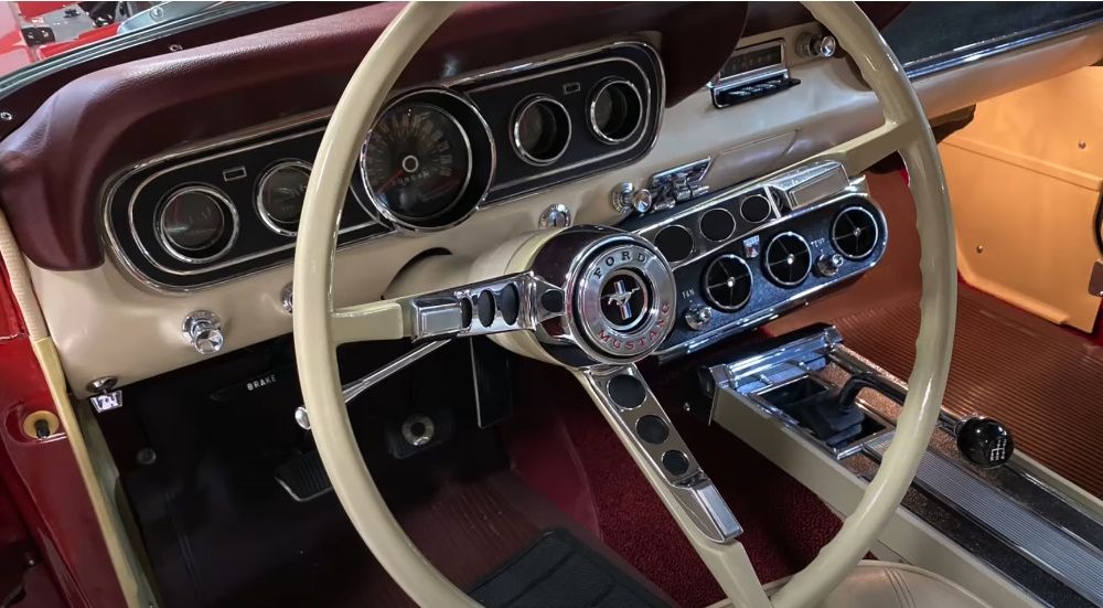 1966 mustang model car