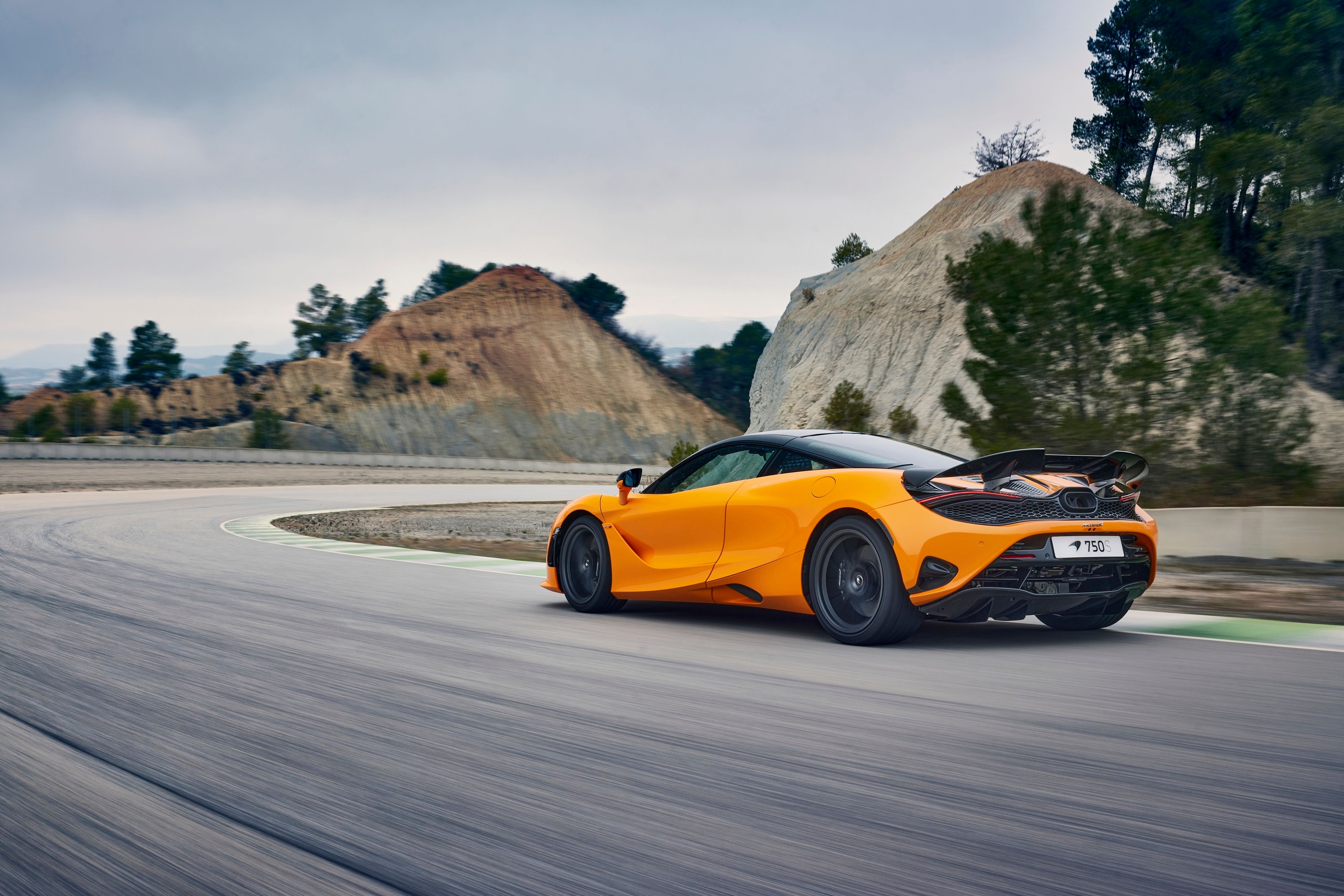 McLaren 750S rear quarter view