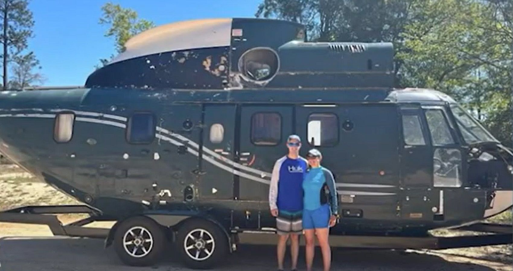 This Military Helicopter RV Camper Conversion Is Simply Unbelievable