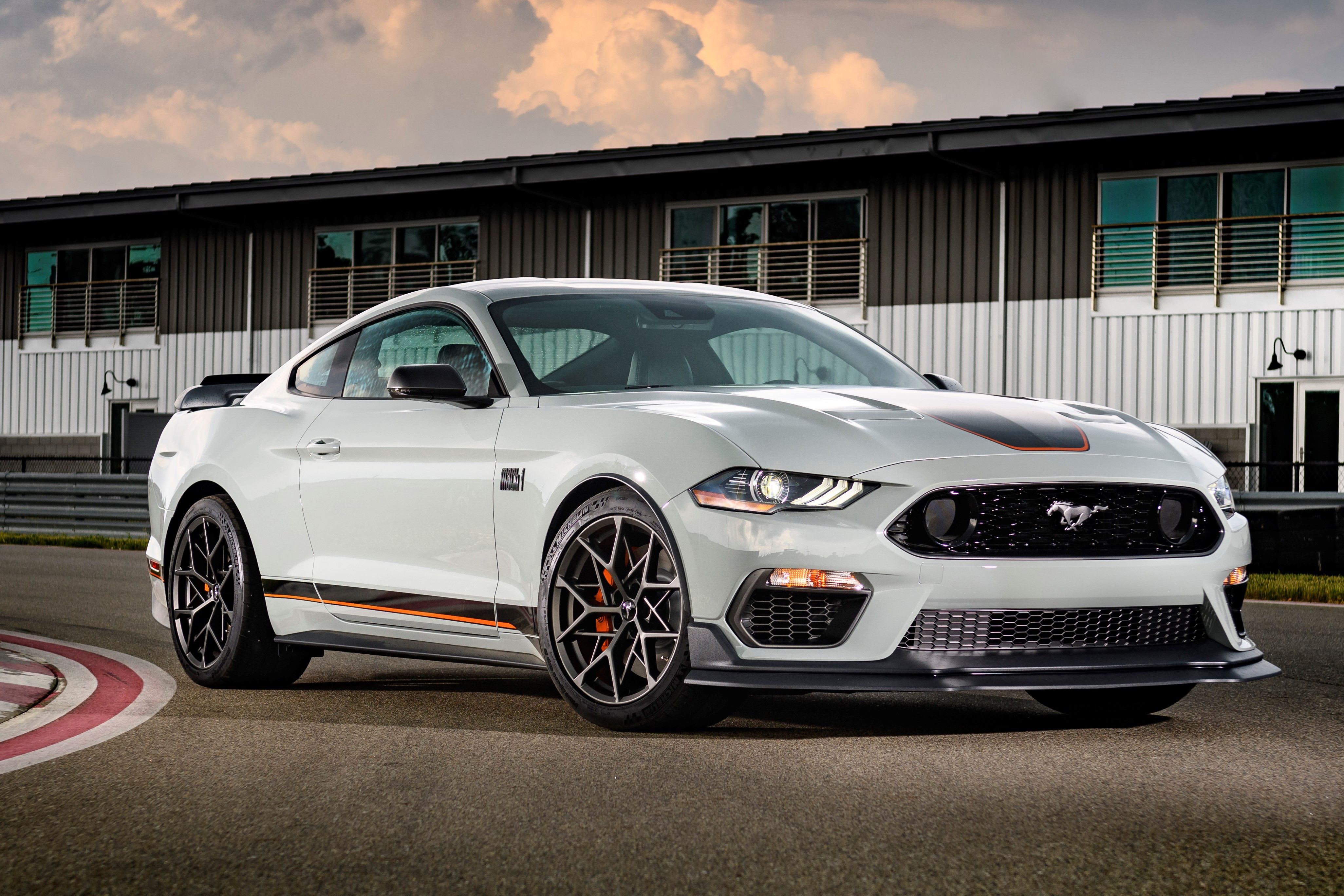 Mustang Mach 1 on track