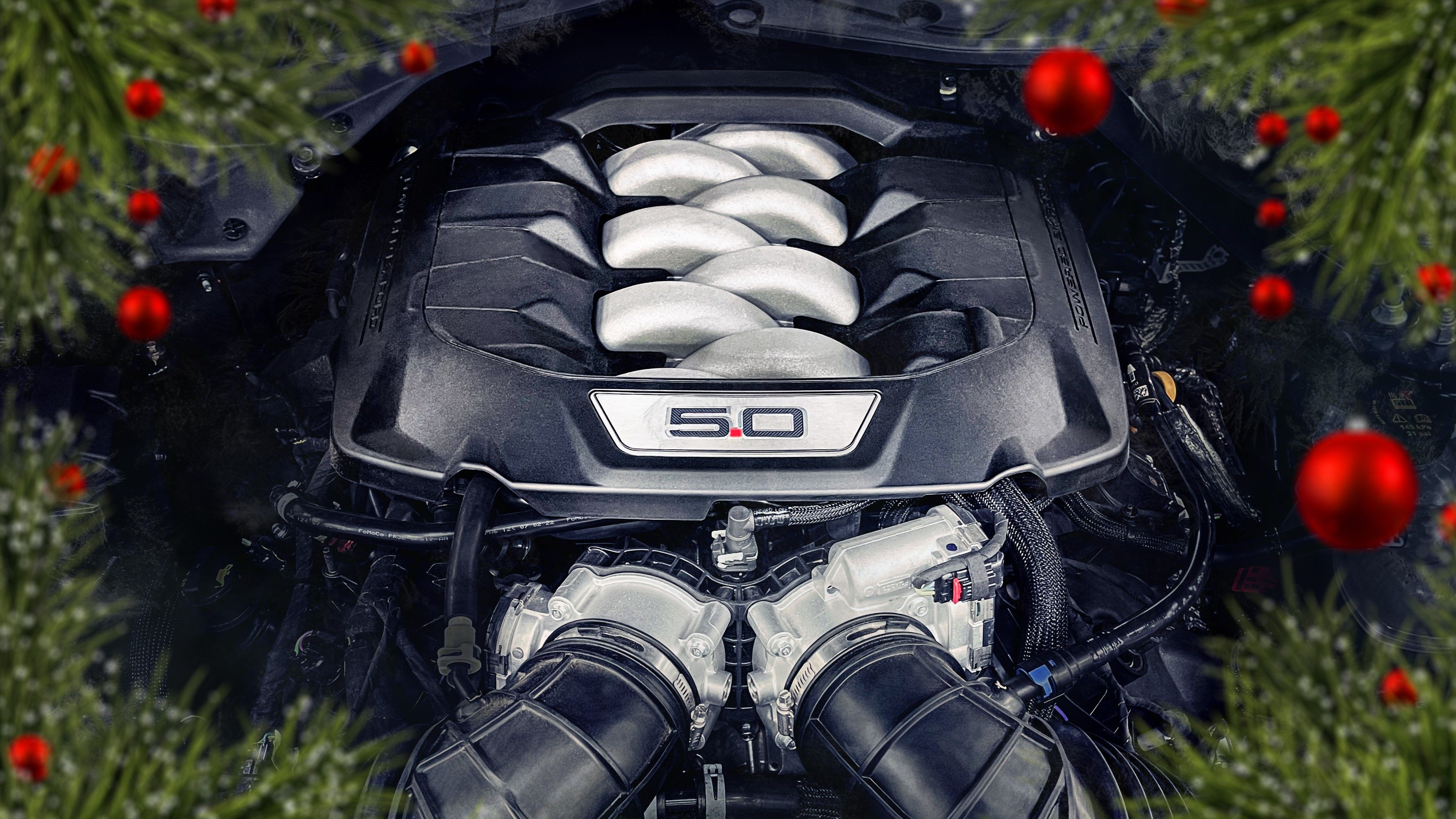 5.0 liter Ford Mustang engine