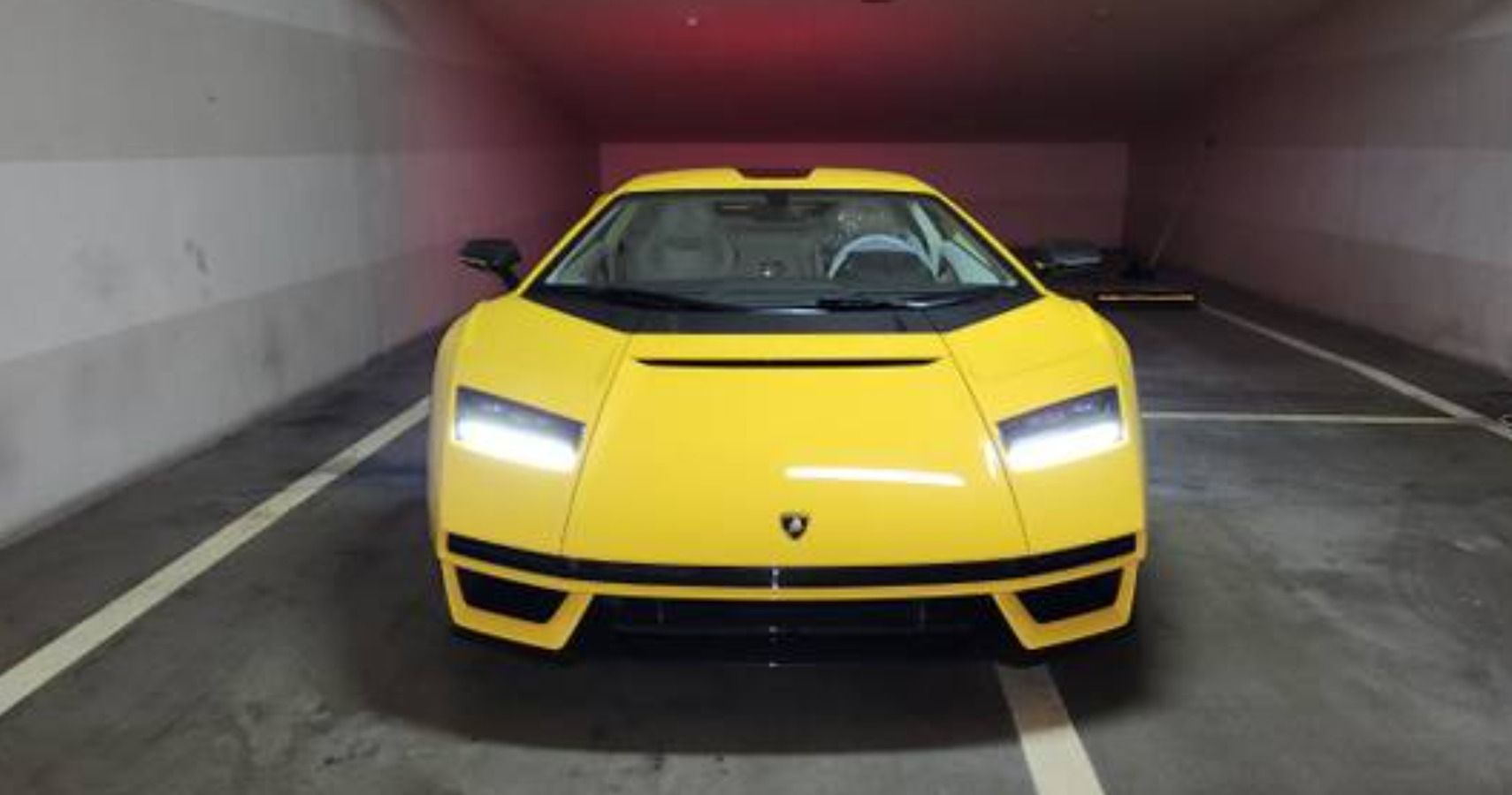 Yellow 2022 Lamborghini Countach LPI 800-4