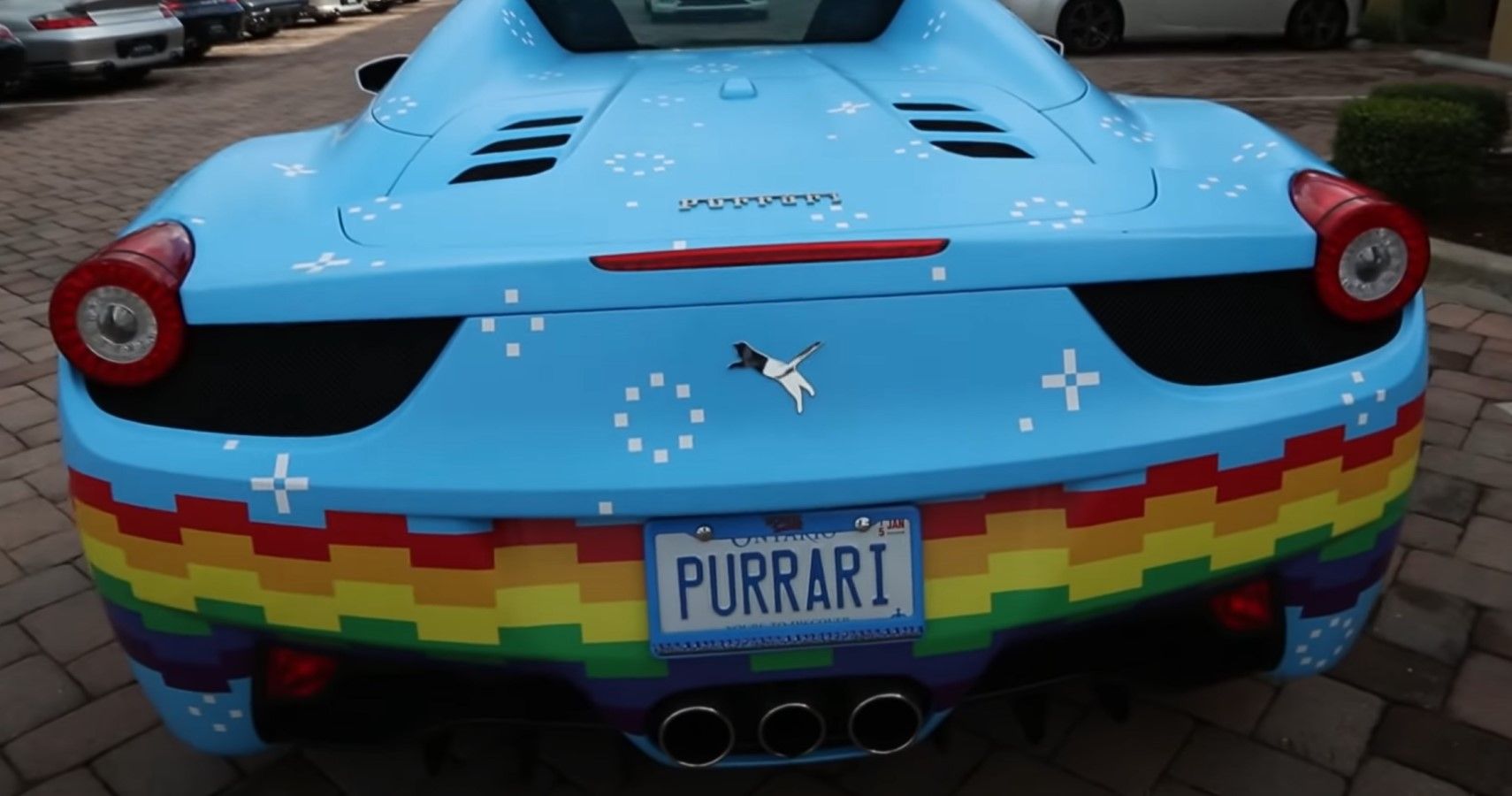 Deadmau5 Ferrari 458 Italia called the Purrari