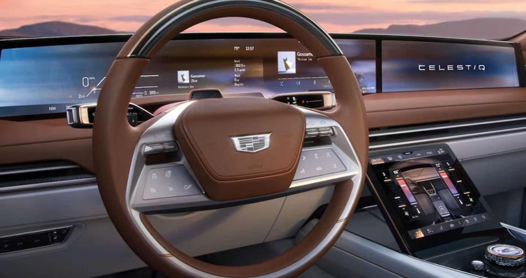 Cadillac Celestiq steering wheel