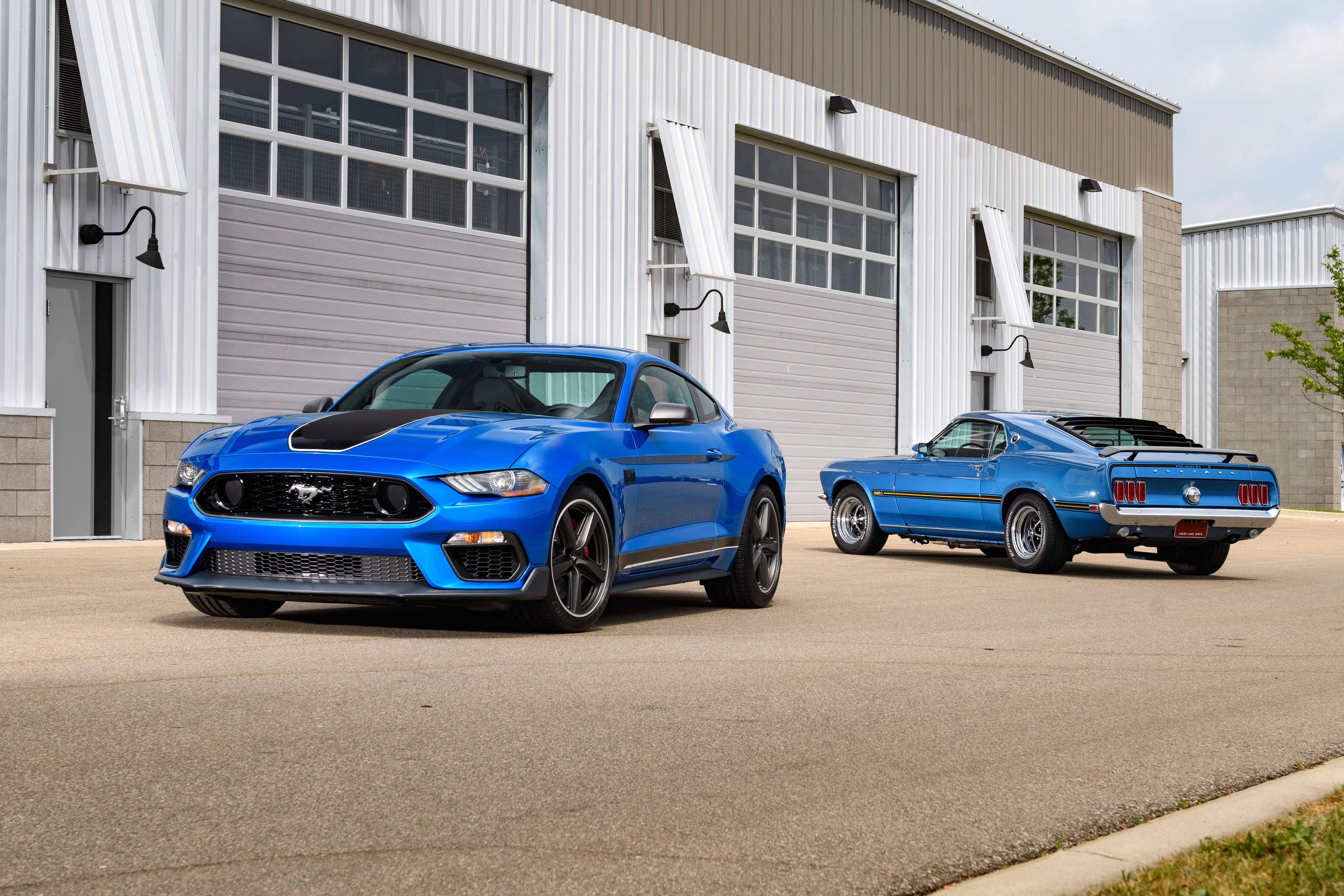 Mustang Mach 1 old and new