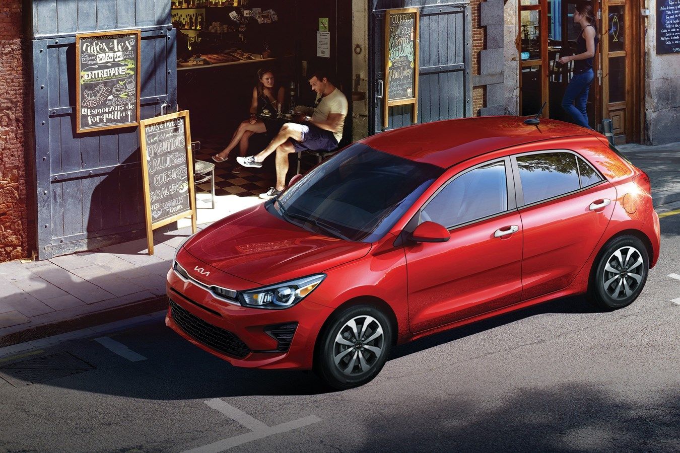 Red 2023 Kia Rio 5-Door