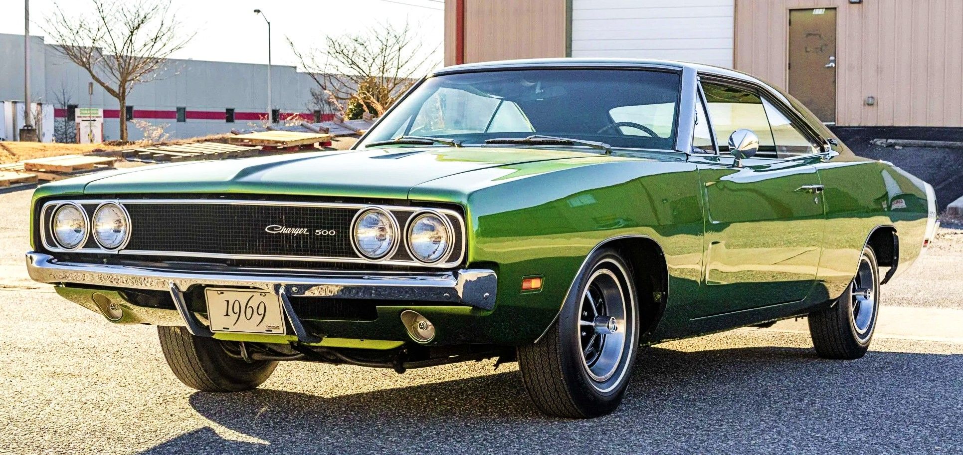 1969 Dodge Charger front angle