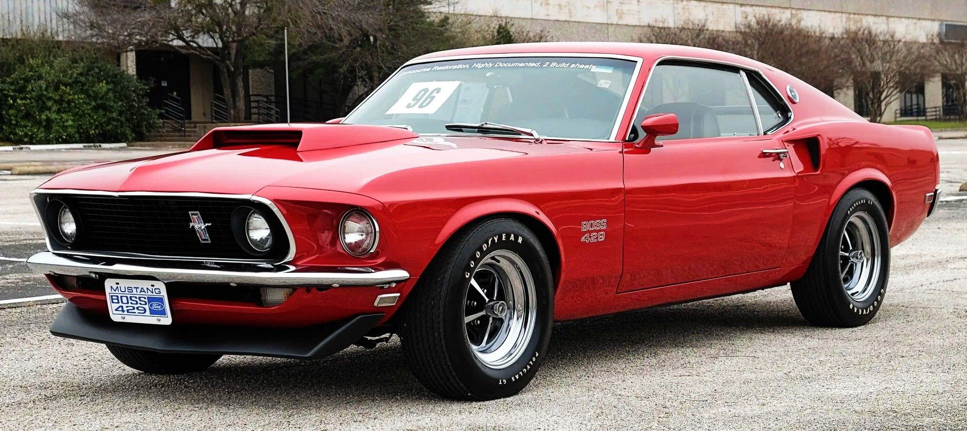 1969 Ford Mustang Boss 429 front angle