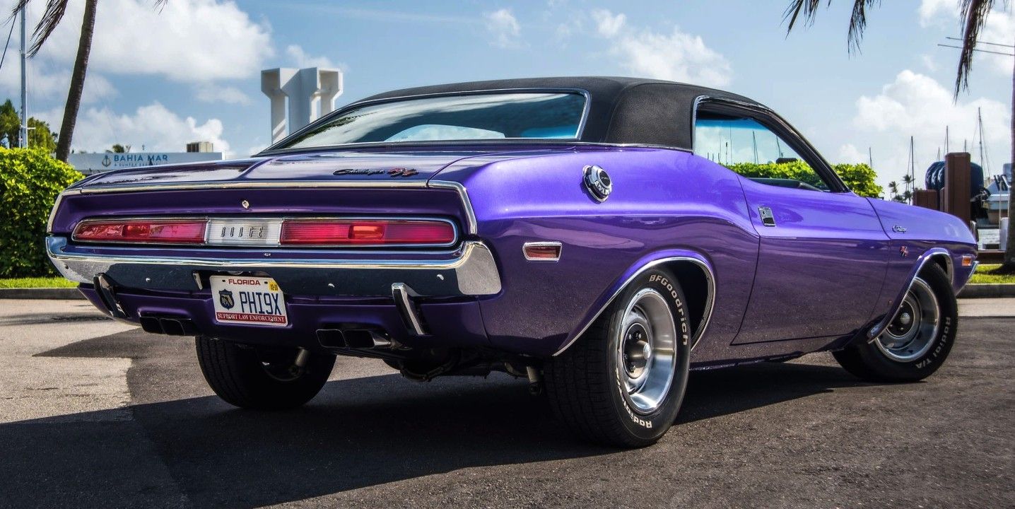 1970 Dodge Challenger rear angle