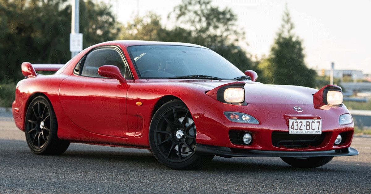2001-Mazda-RX-7-FD-Type-RS-(Red)-–-Front-Quarter