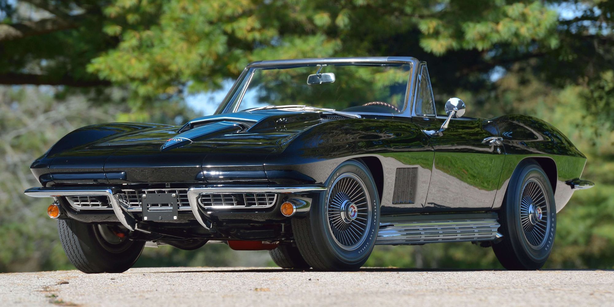 Chevrolet Corvette L88 frente quarto preto