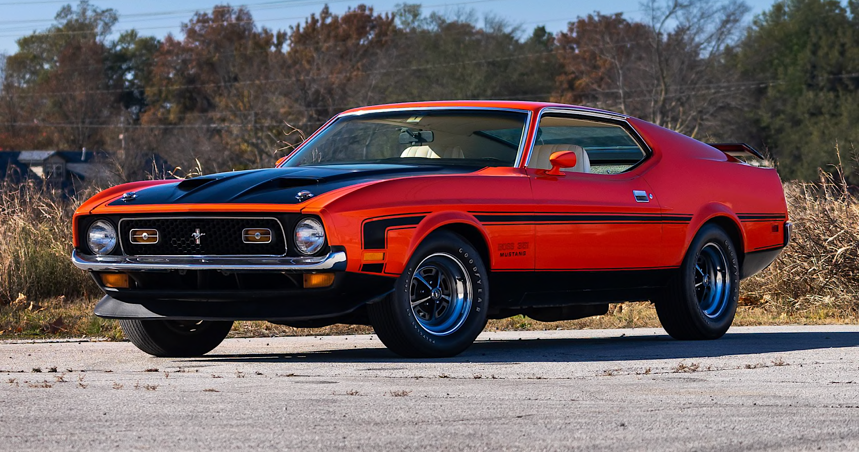 1971 Ford Mustang Boss 351 Front View