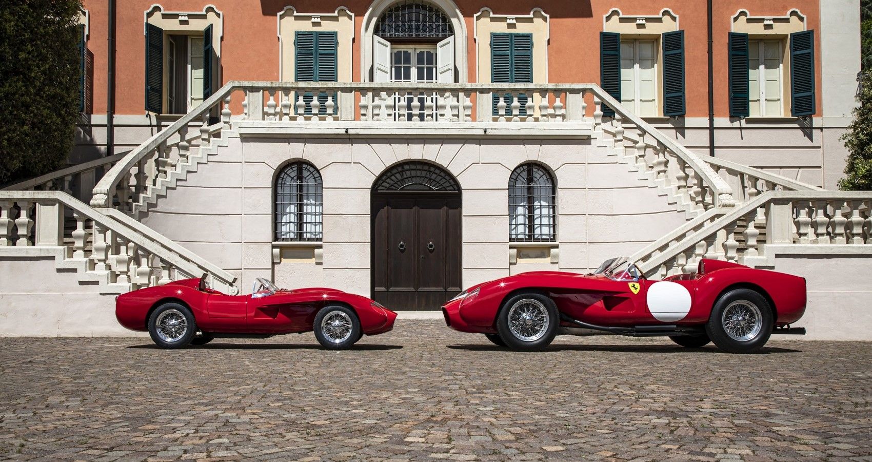 Little Car Company Testa Rossa J / Ferrari Testa Rossa, cars side profile, nose to nose