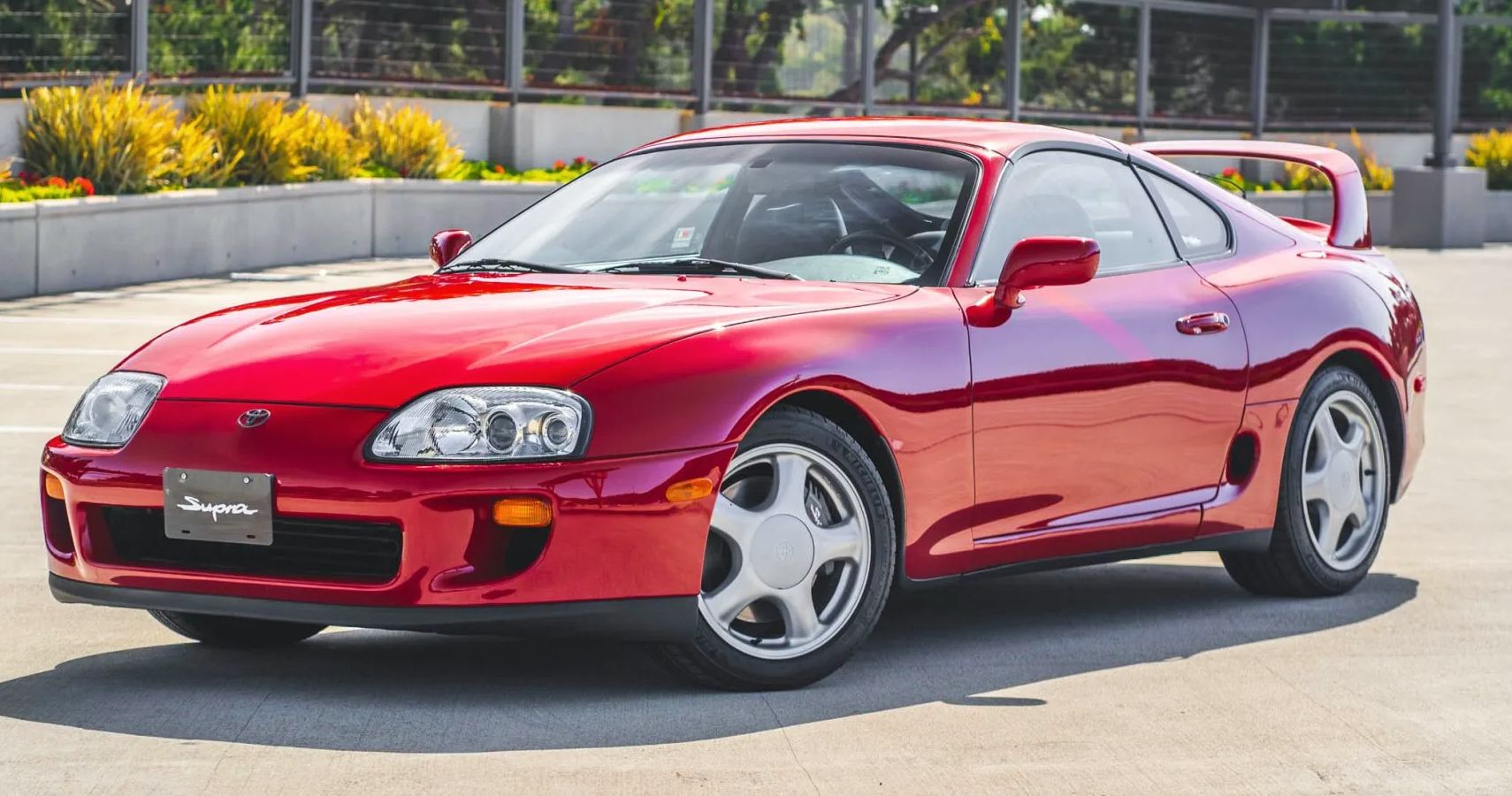 Red Mk4 Toyota Supra Turbo