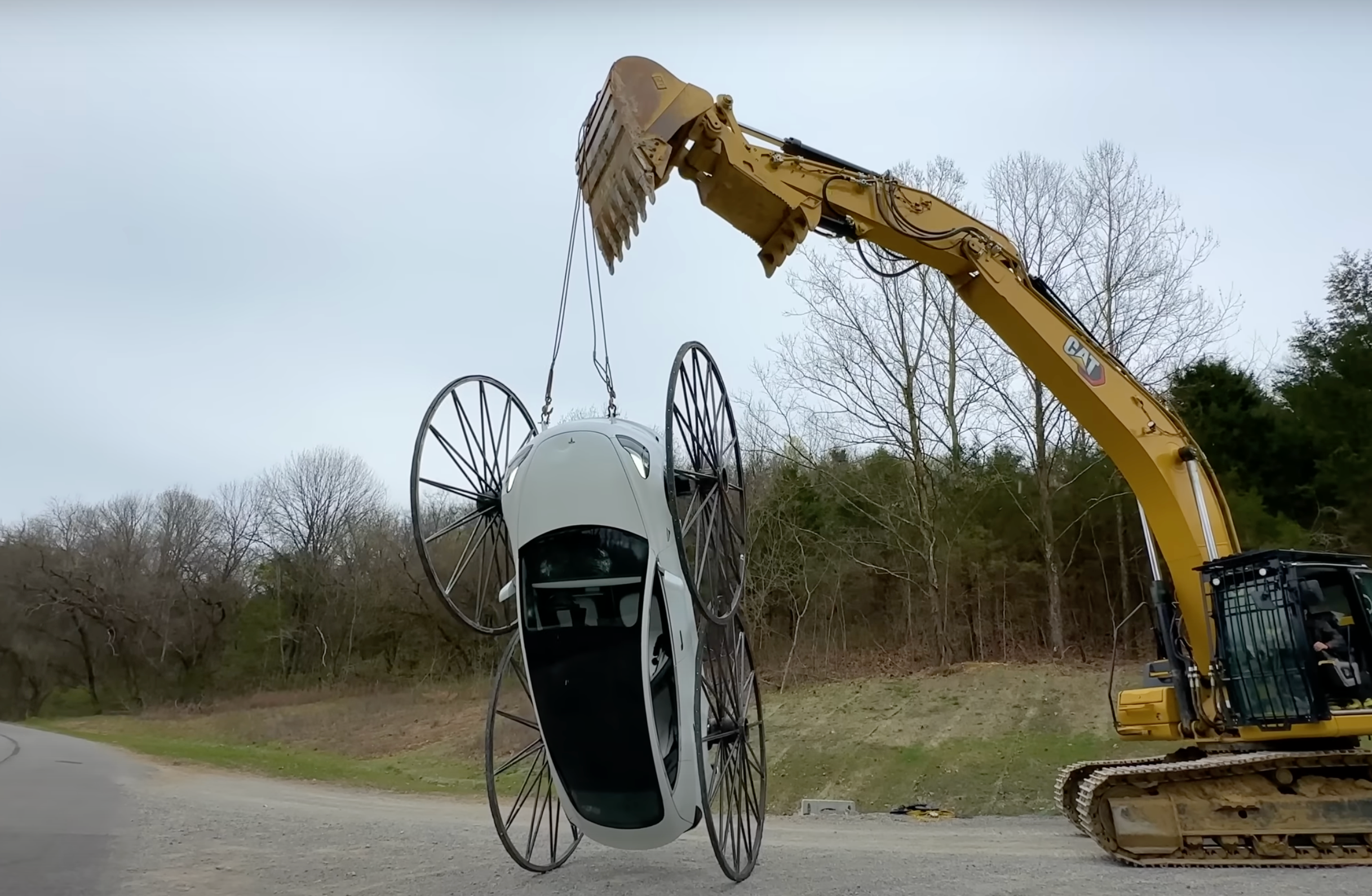 Tesla model 3 lifted