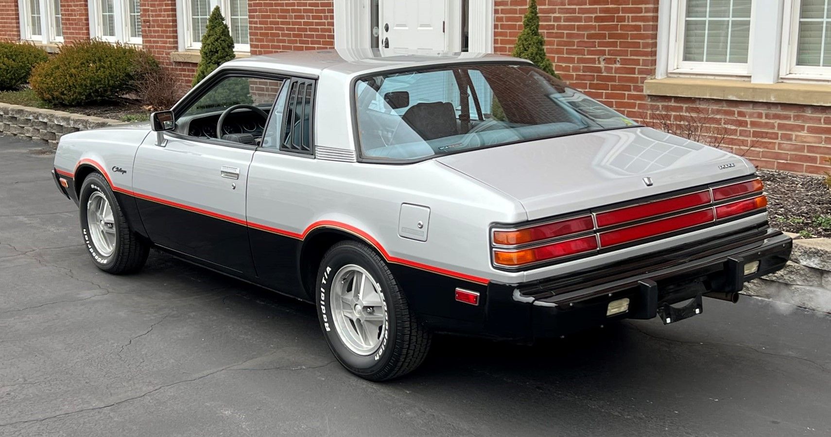 Dodge Challenger gray 1980 stationary