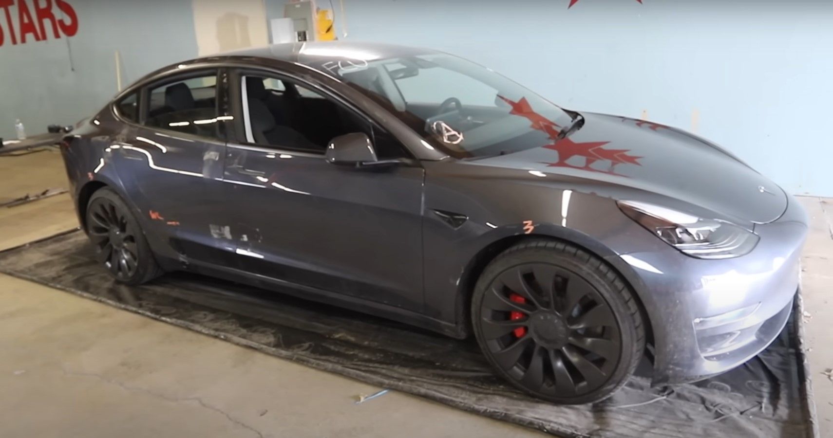 tesla model 3 power to weight ratio