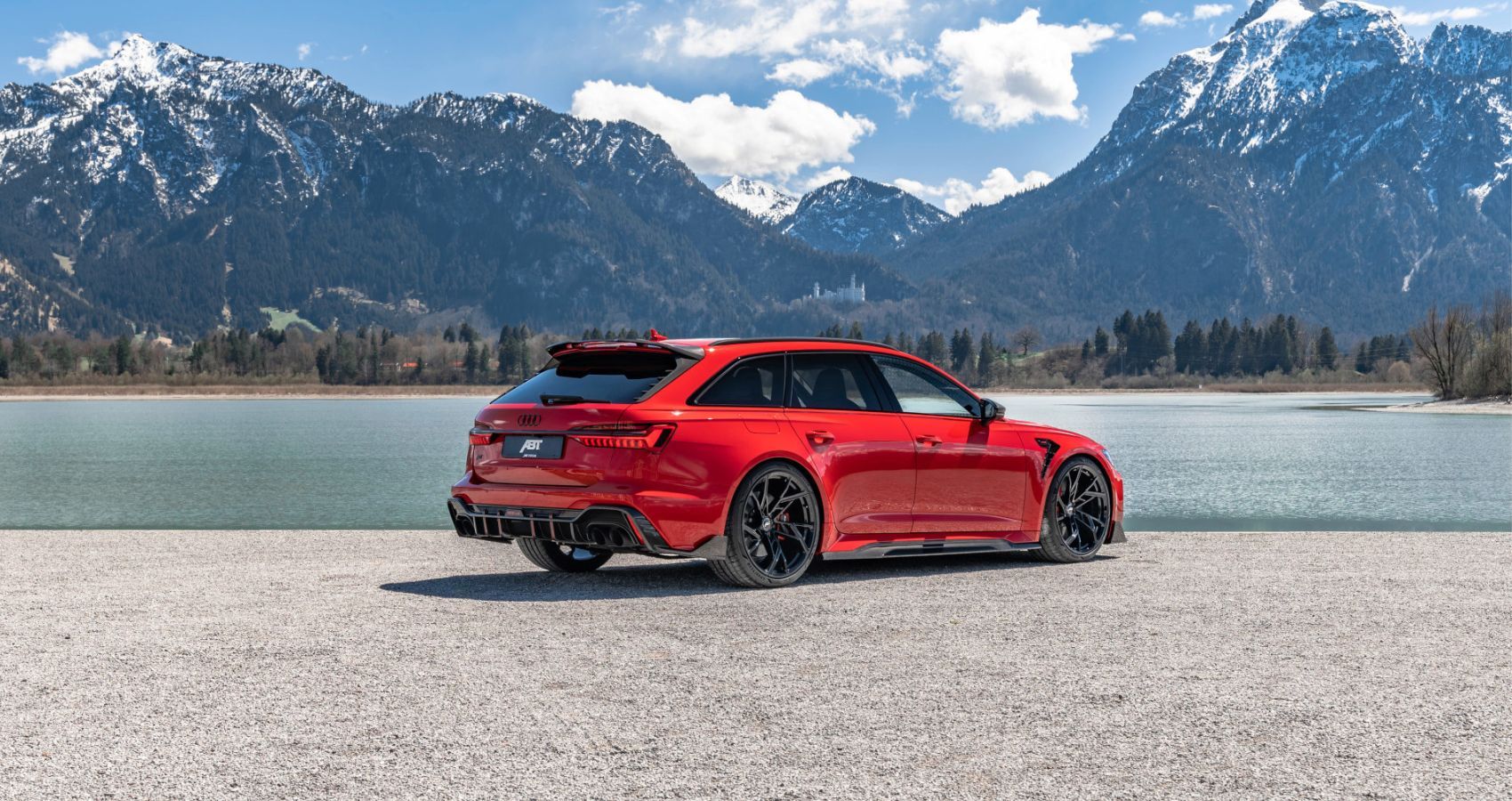 This ABT Audi RS6 Wagon Will Smoke The BMW XM Label Red