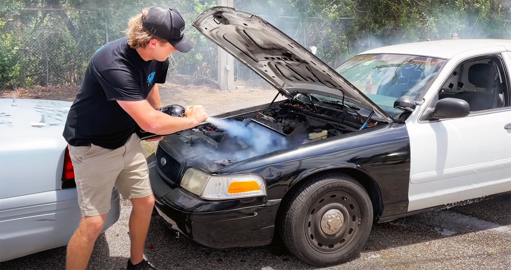 Built Ford Tough: Crown Vic Blows Engine After Running at 100 MPH ...