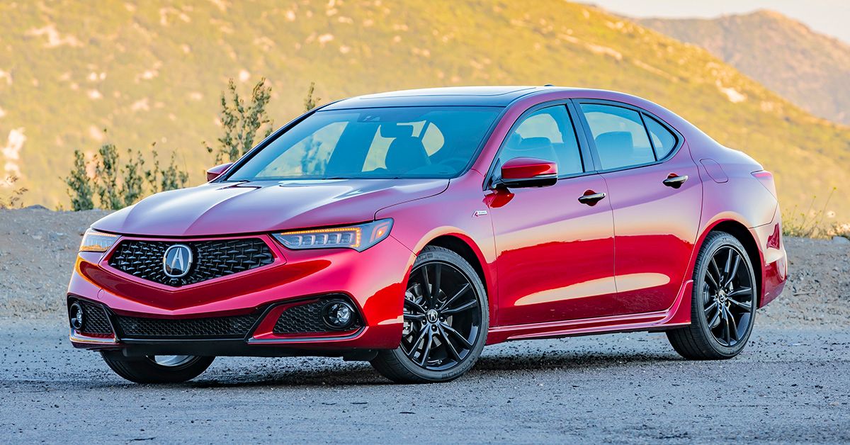 Red 2020 Acura TLX PMC Edition
