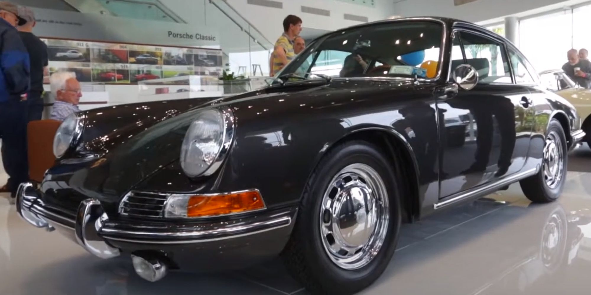 Jerry Seinfeld's Black 1964 Porsche 911 In Showroom