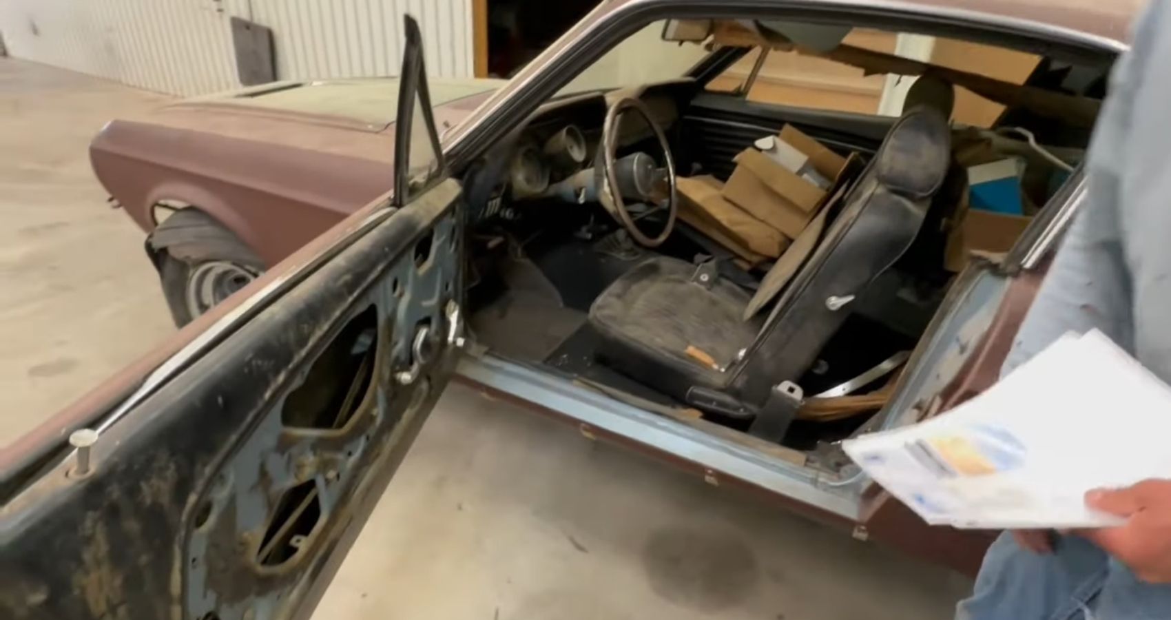 1967 Ford Mustang GT 390 Fastback Barn Find Interior