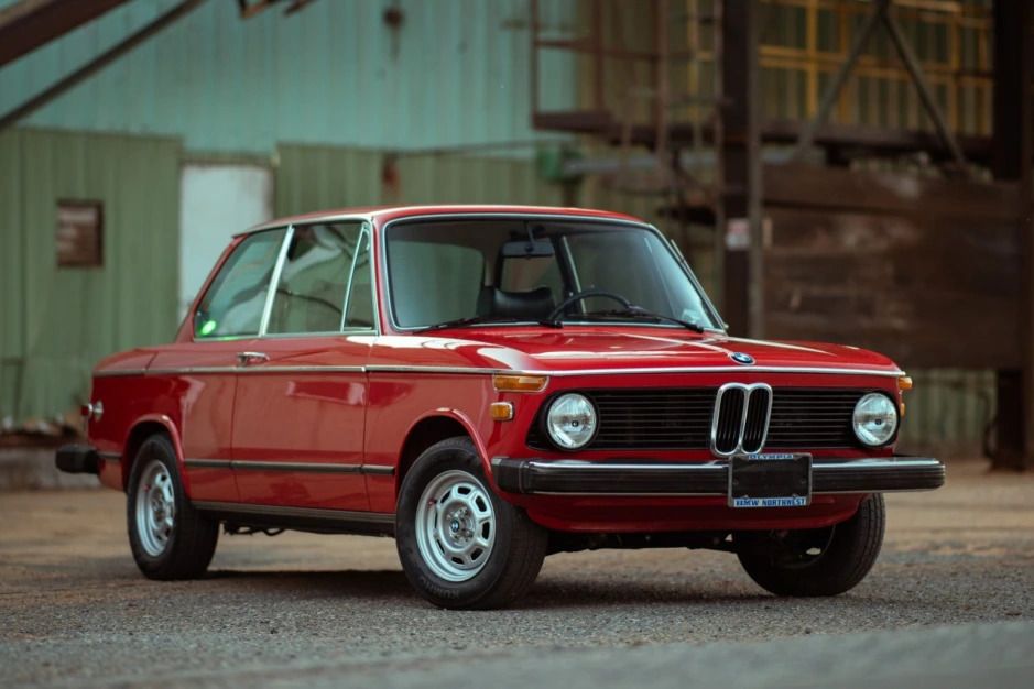 1976 BMW 2002 red