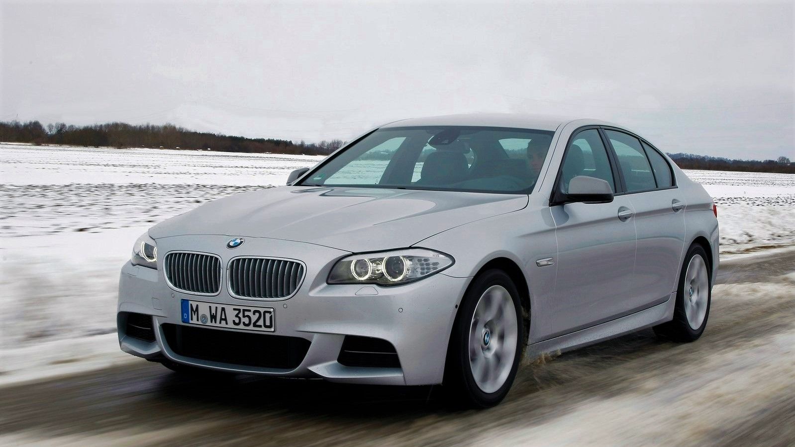 Silver 2013 BMW 550i