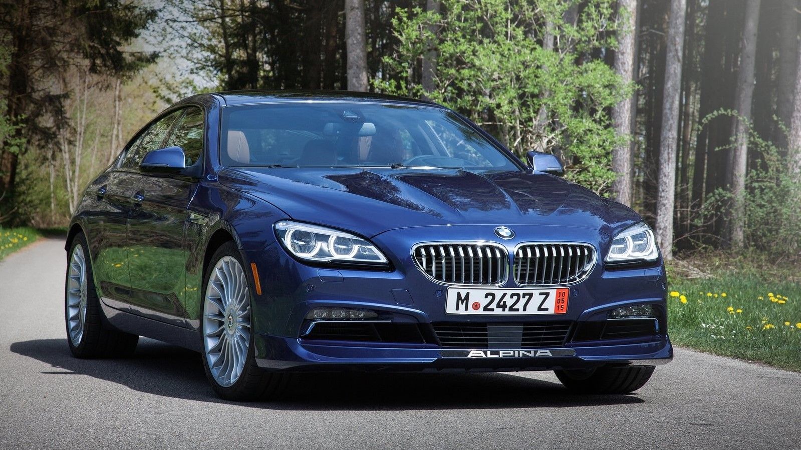 Blue 2016 BMW Alpina B6 xDrive Gran Coupe