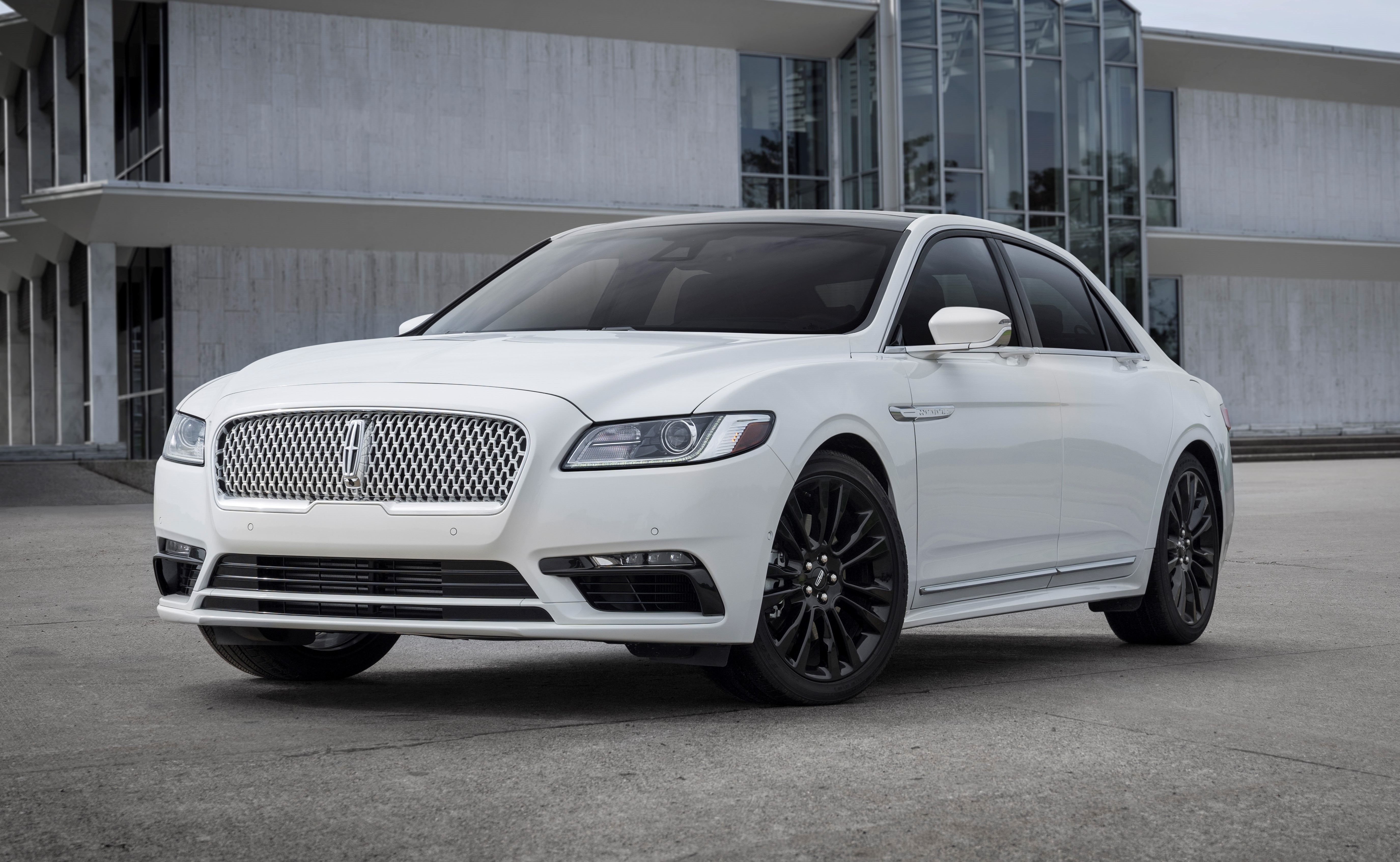 White 2018 Lincoln Continental parked outside