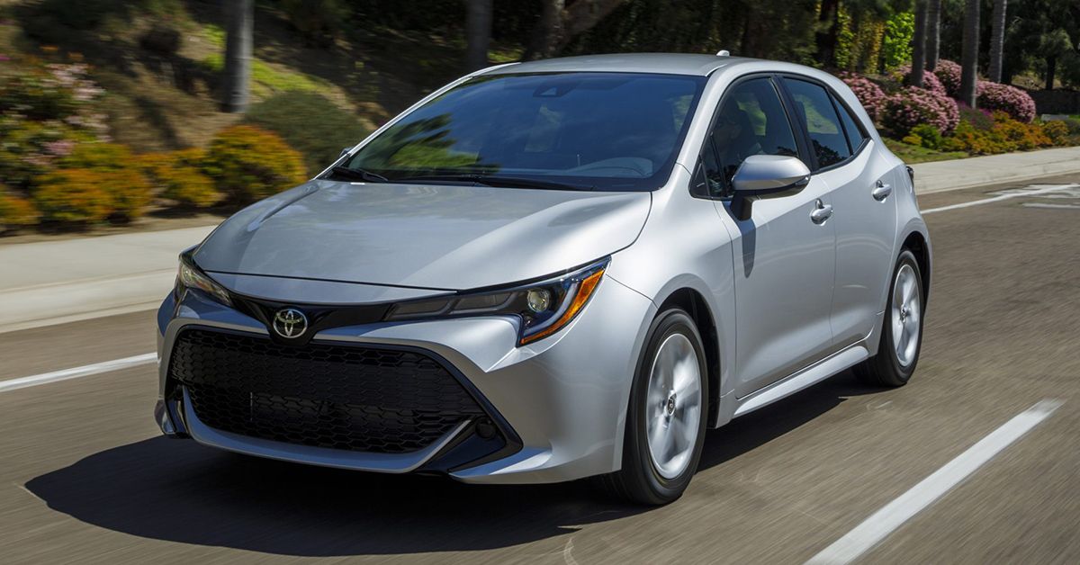 Silver 2021 Toyota Corolla Hatchback