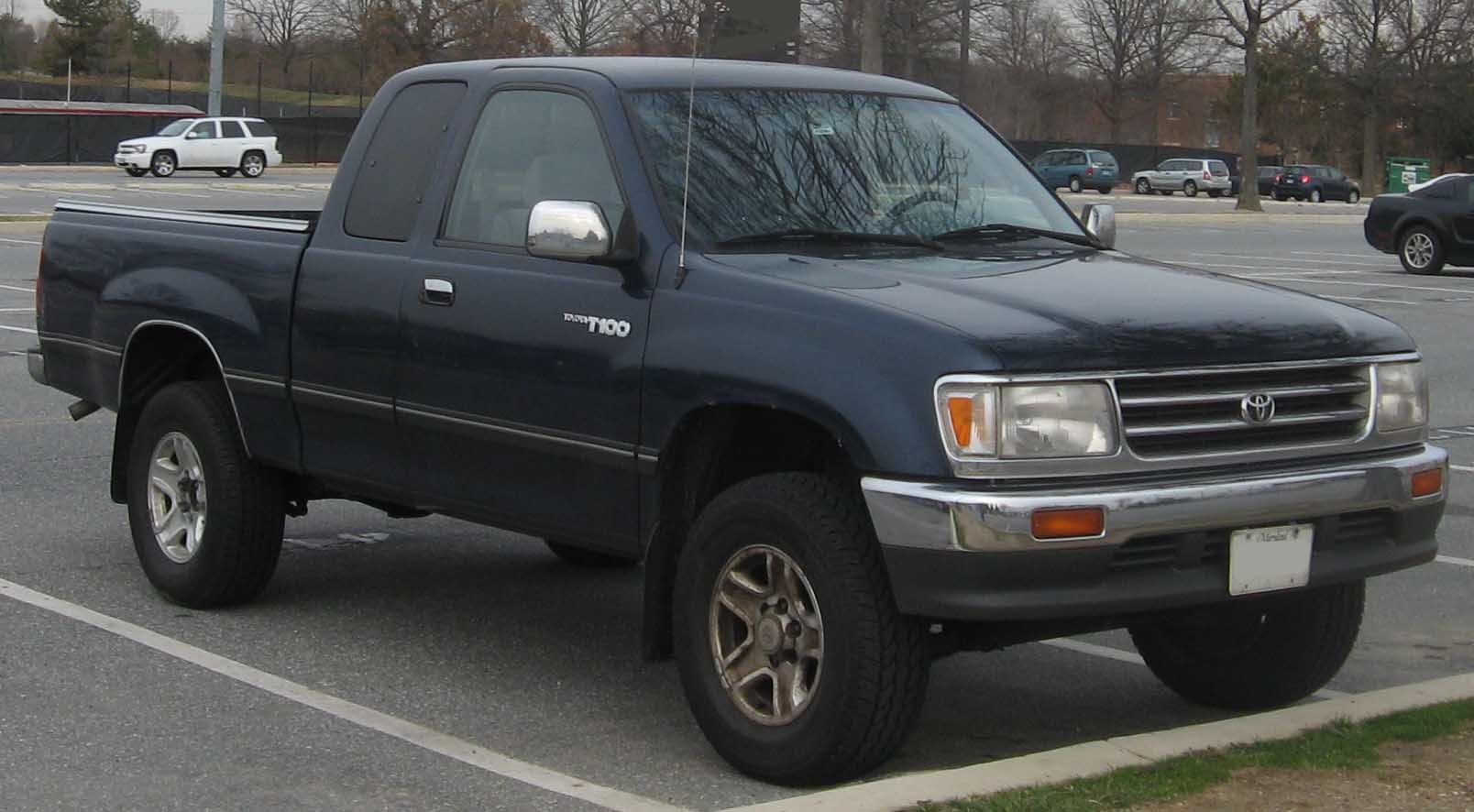 Toyota T100 - parked in a parking lot