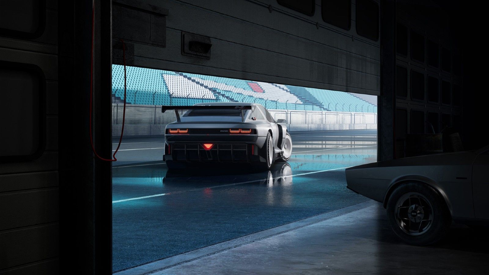 Hyundai N Vision 74 indo para a pista