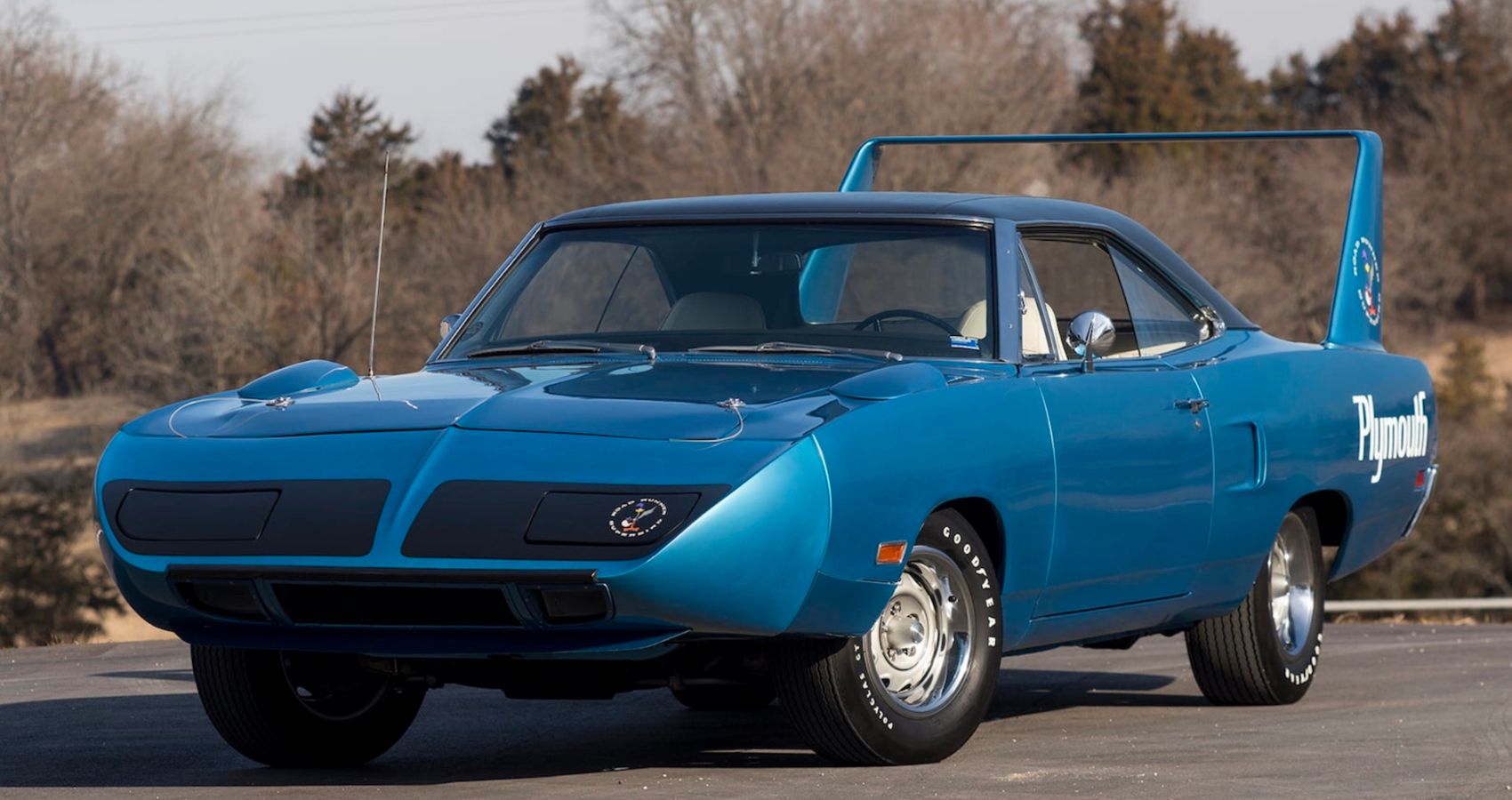 1970 Plymouth Superbird in Blue