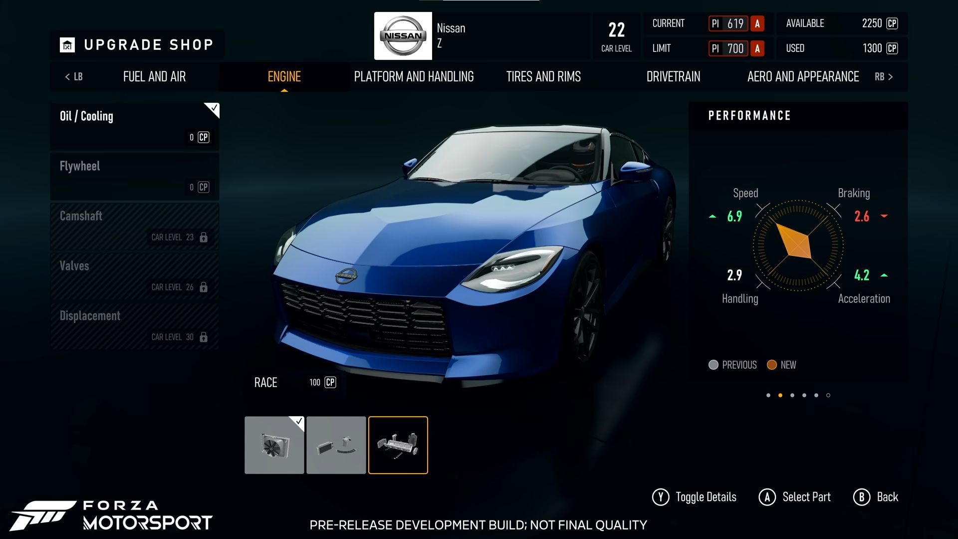 Forza Motorsport Car Upgrade Screenshot 