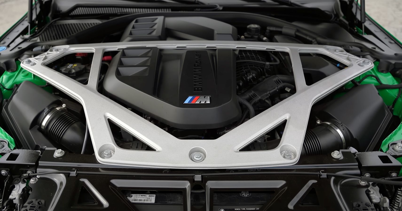 BMW sports sedan twin turbo engine 