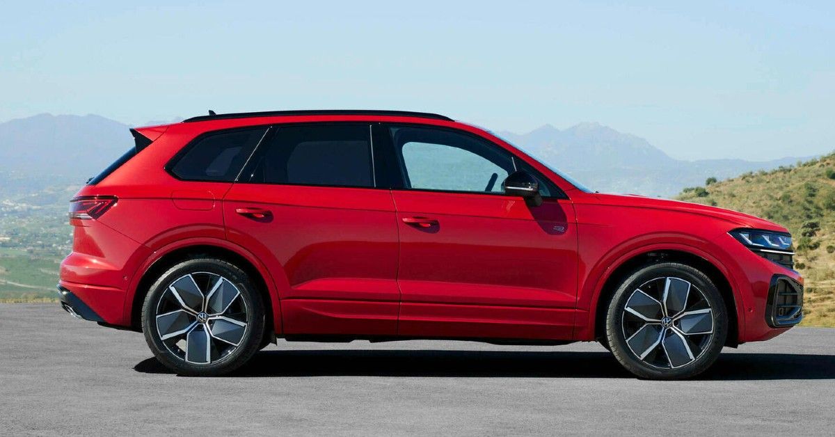 Новый боковой профиль VW Touareg