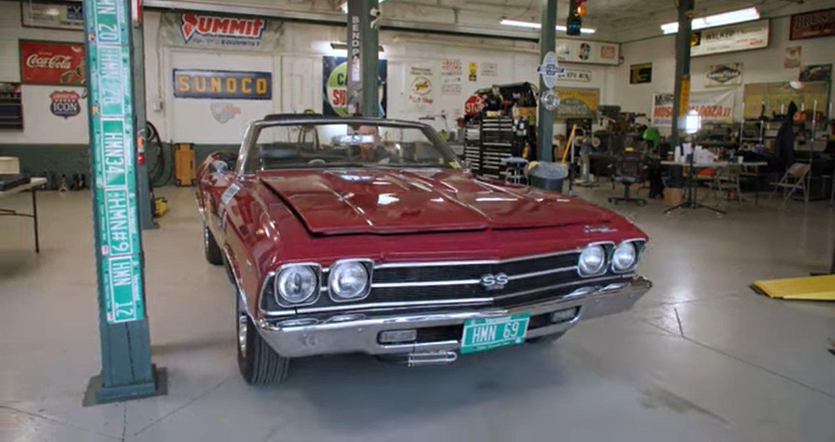 Chevrolet Chevelle 396 SS Conversível, vista frontal