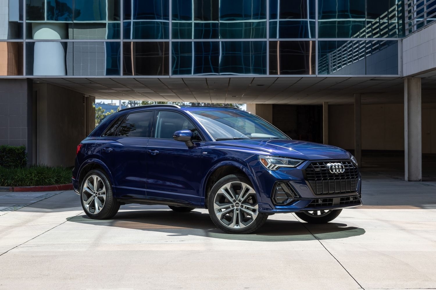 2023 Audi Q3 blue crossover parked