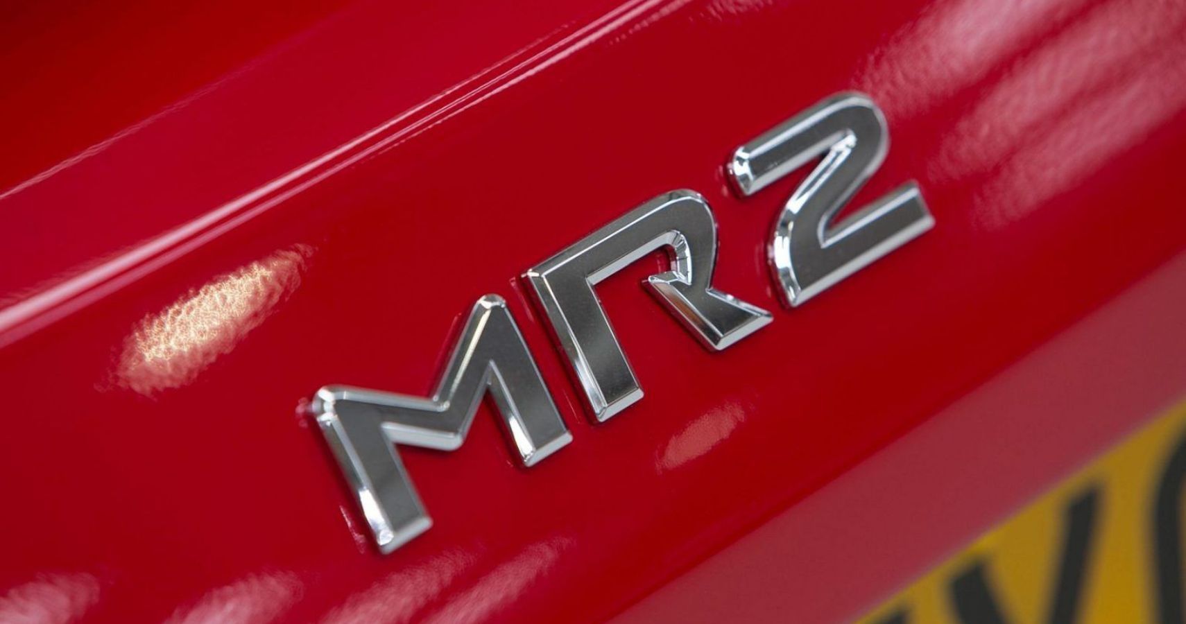 The badging of the 1991 Toyota MR2