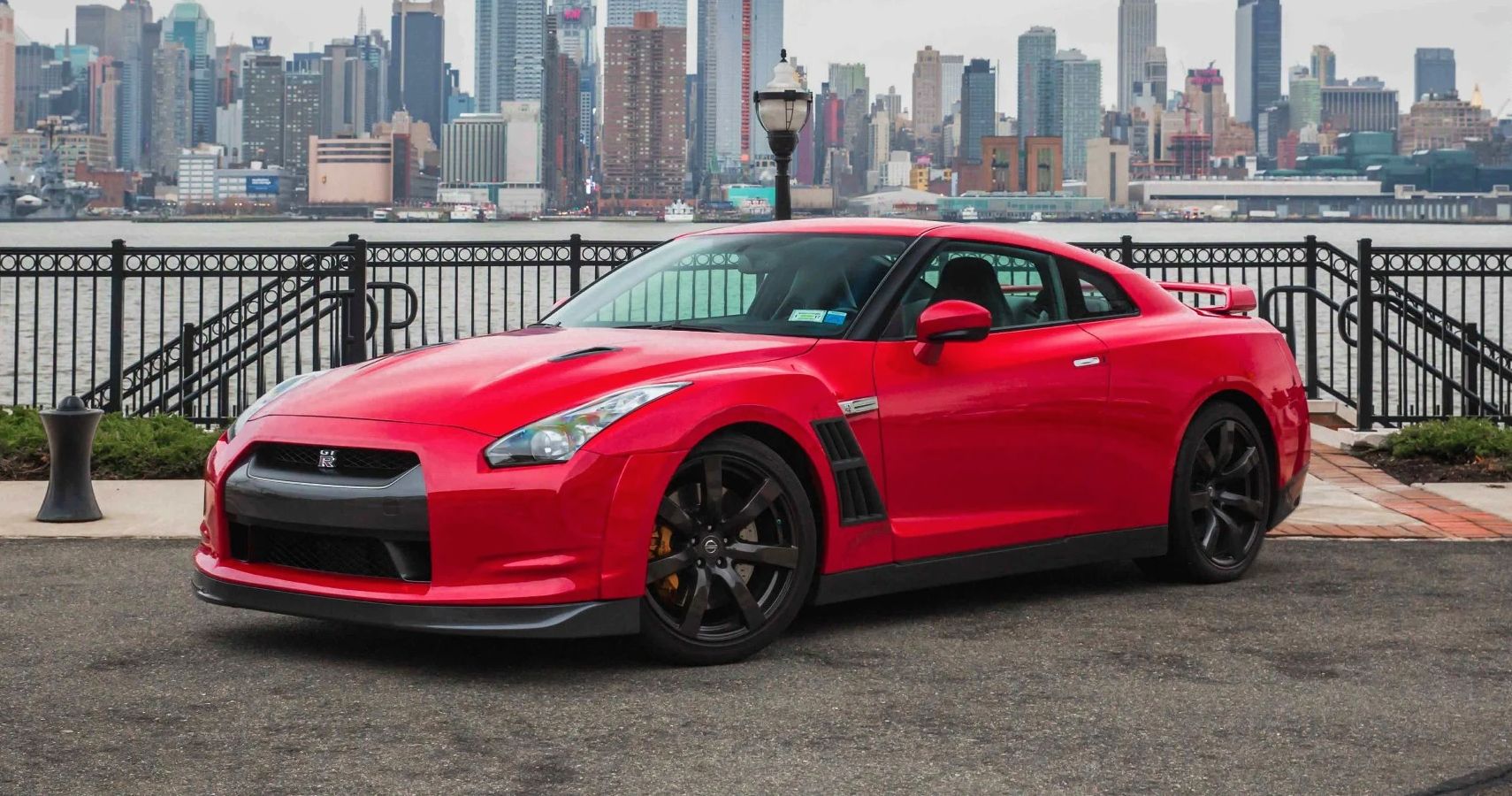 Red 2010 Nissan GT-R