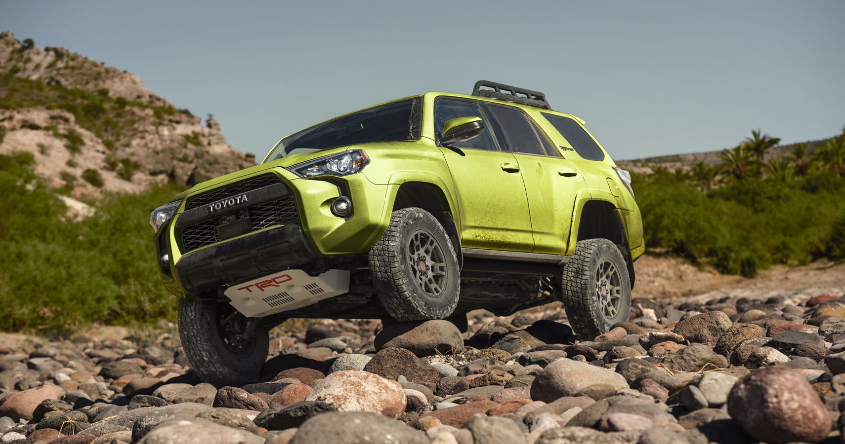 Lime Rush 2022 Toyota 4Runner TRD Pro SUV Off-Road