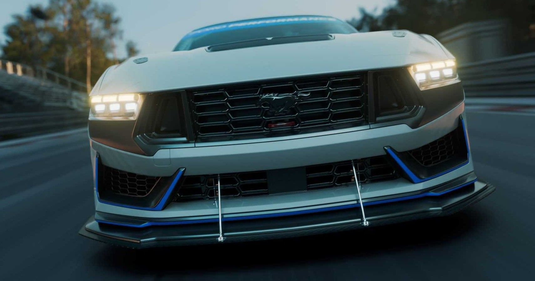 Ford Teases 2024 Mustang Dark Horse R Track Car Ahead of July 27 Reveal