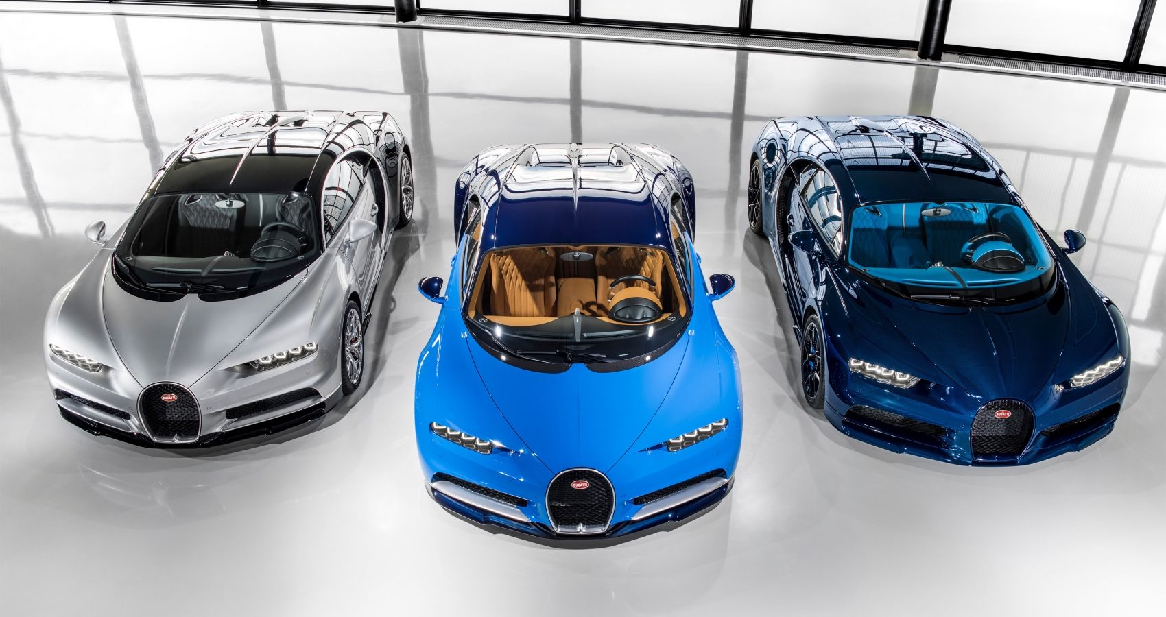Lineup of Bugatti Chirons As Chief Designer Steps Down