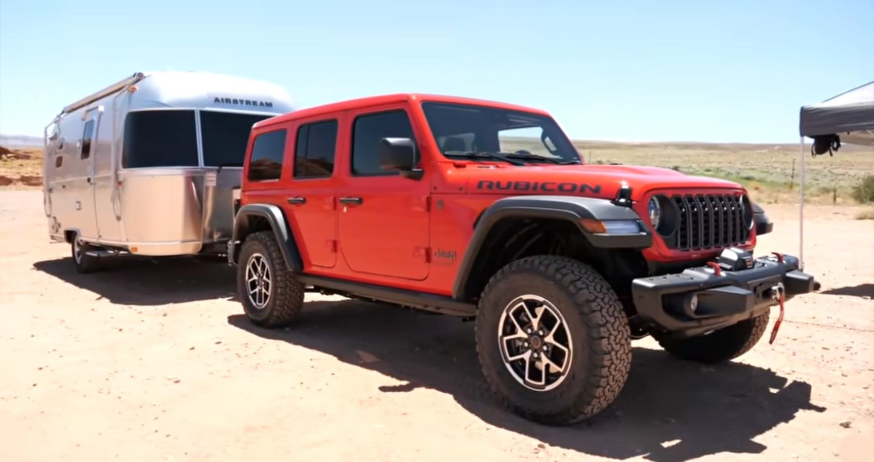 See The 2024 Jeep Wrangler Prove Its Towing Ability With An Airstream